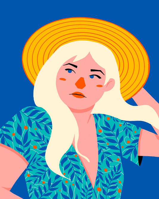Summer Hat Portrait