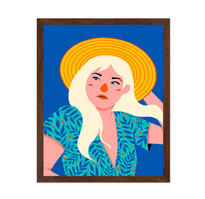 Summer Hat Portrait
