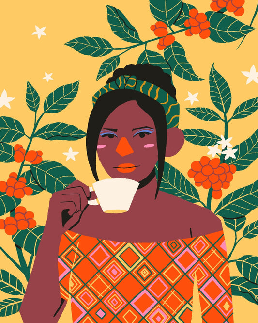 Coffee Garden Portrait