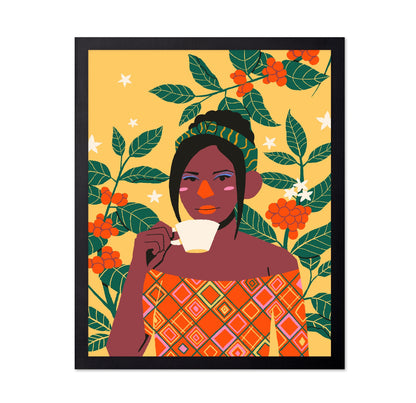 Coffee Garden Portrait