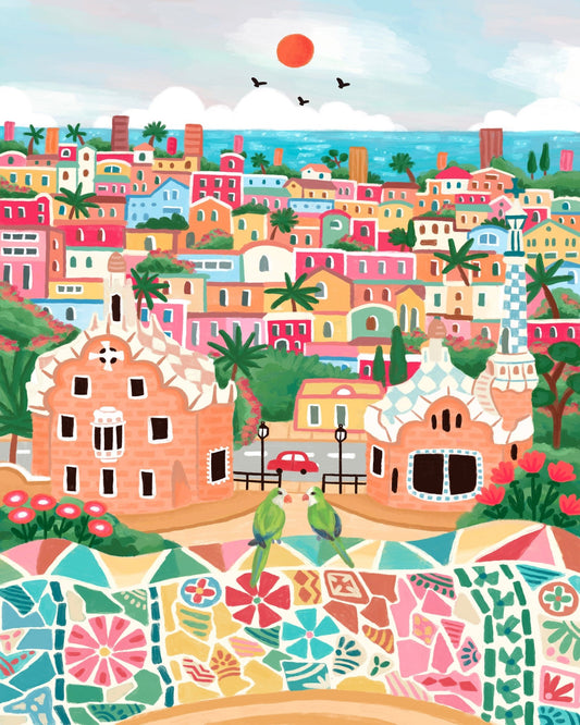Barcelona Mosaic View No3