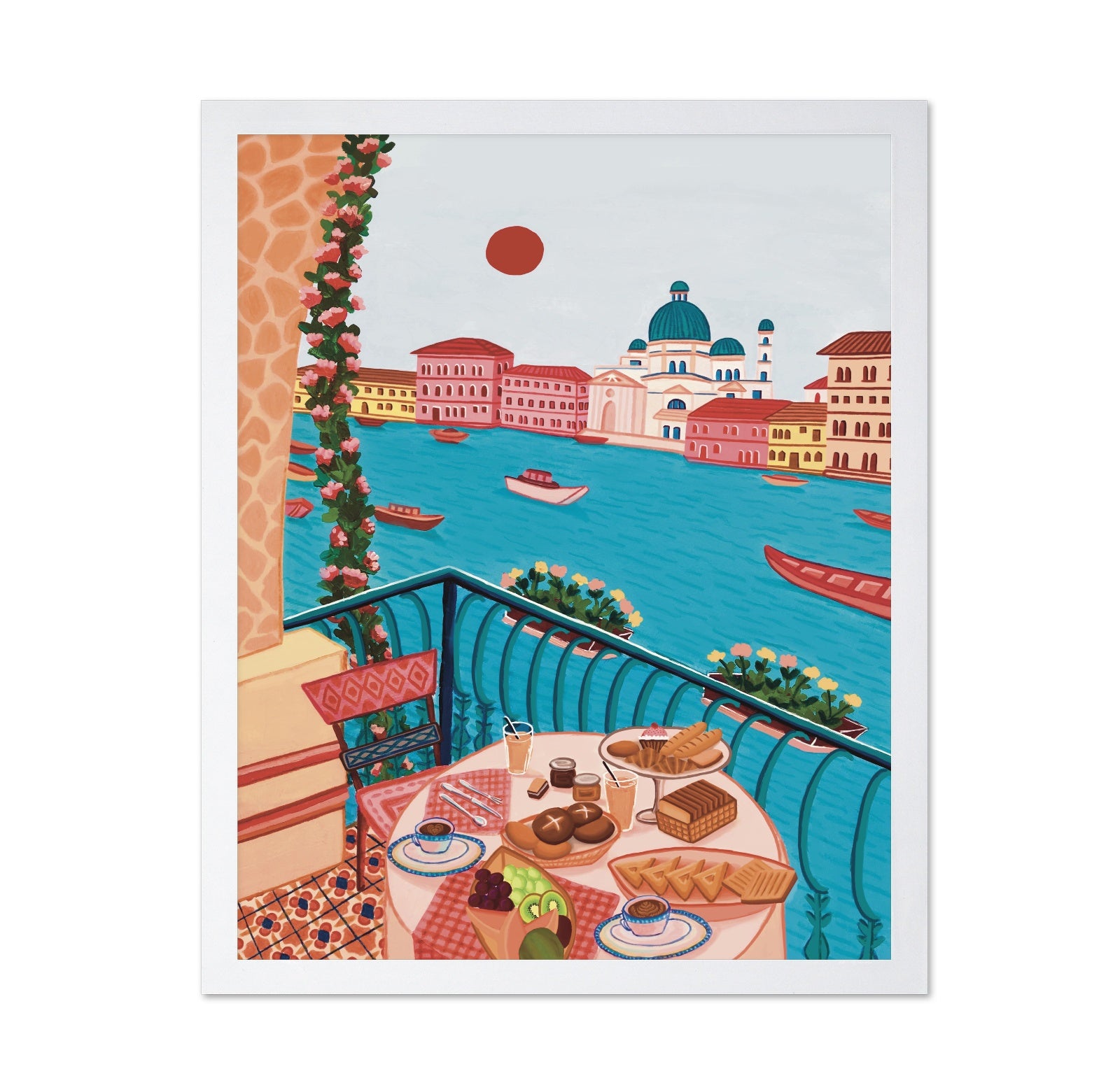 Venice Balcony Breakfast
