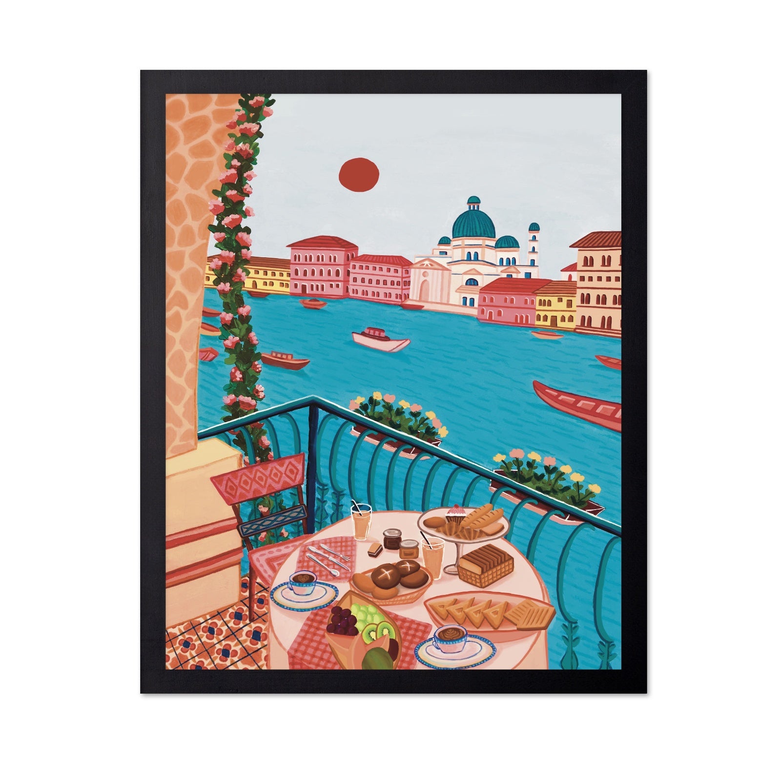 Venice Balcony Breakfast