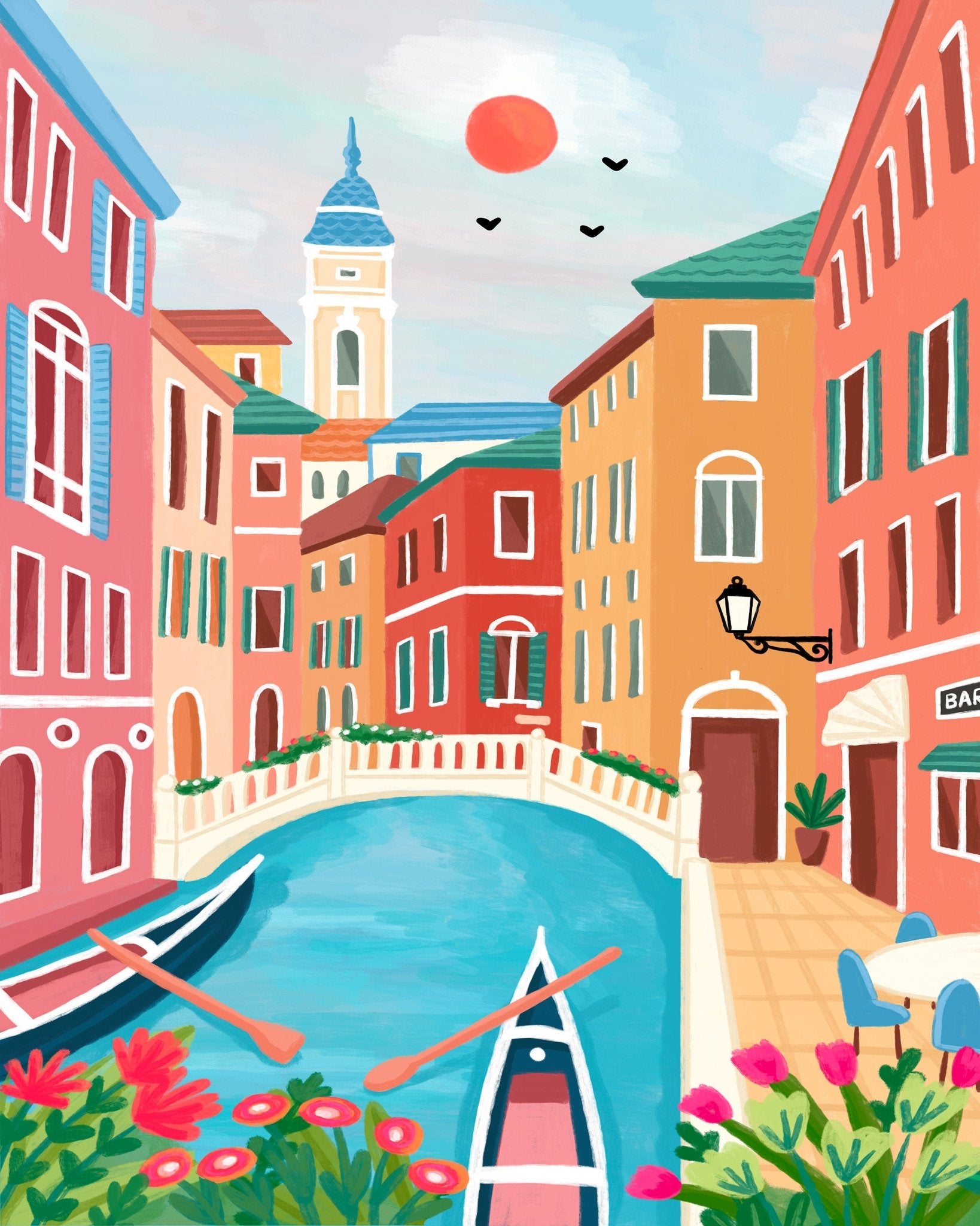 Venice Canal Sunrise