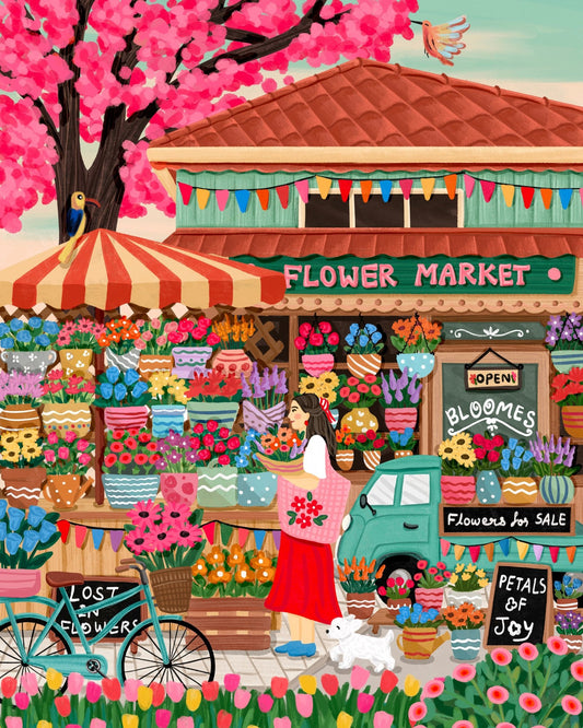 Blooming Flower Market