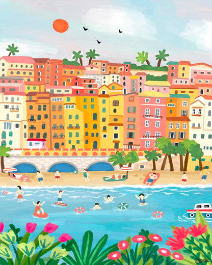 Menton Summer Beach