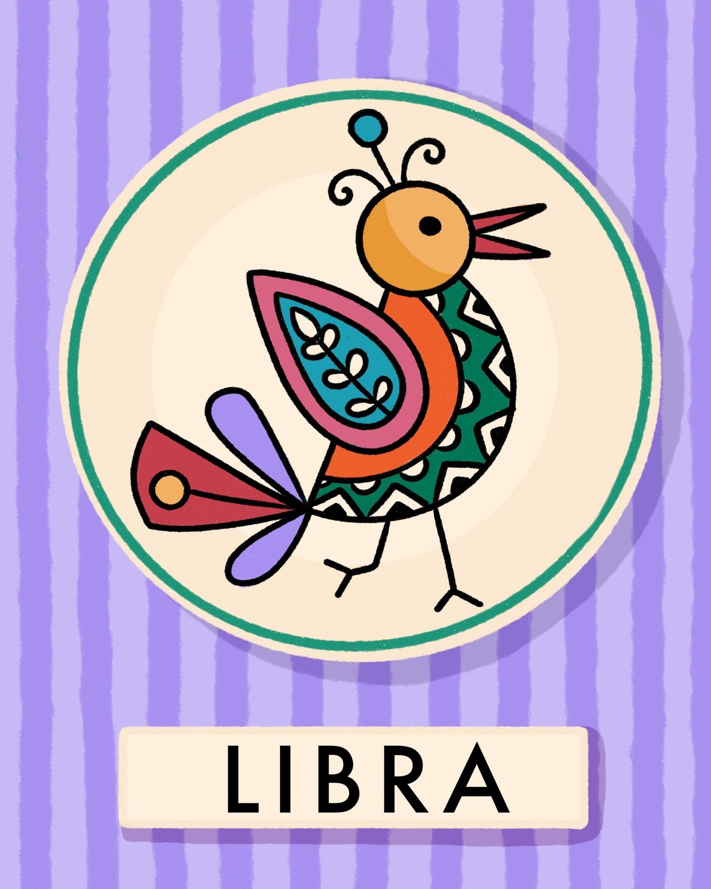 Libra Zodiac Bird