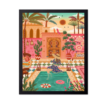 Moroccan Pool Retreat