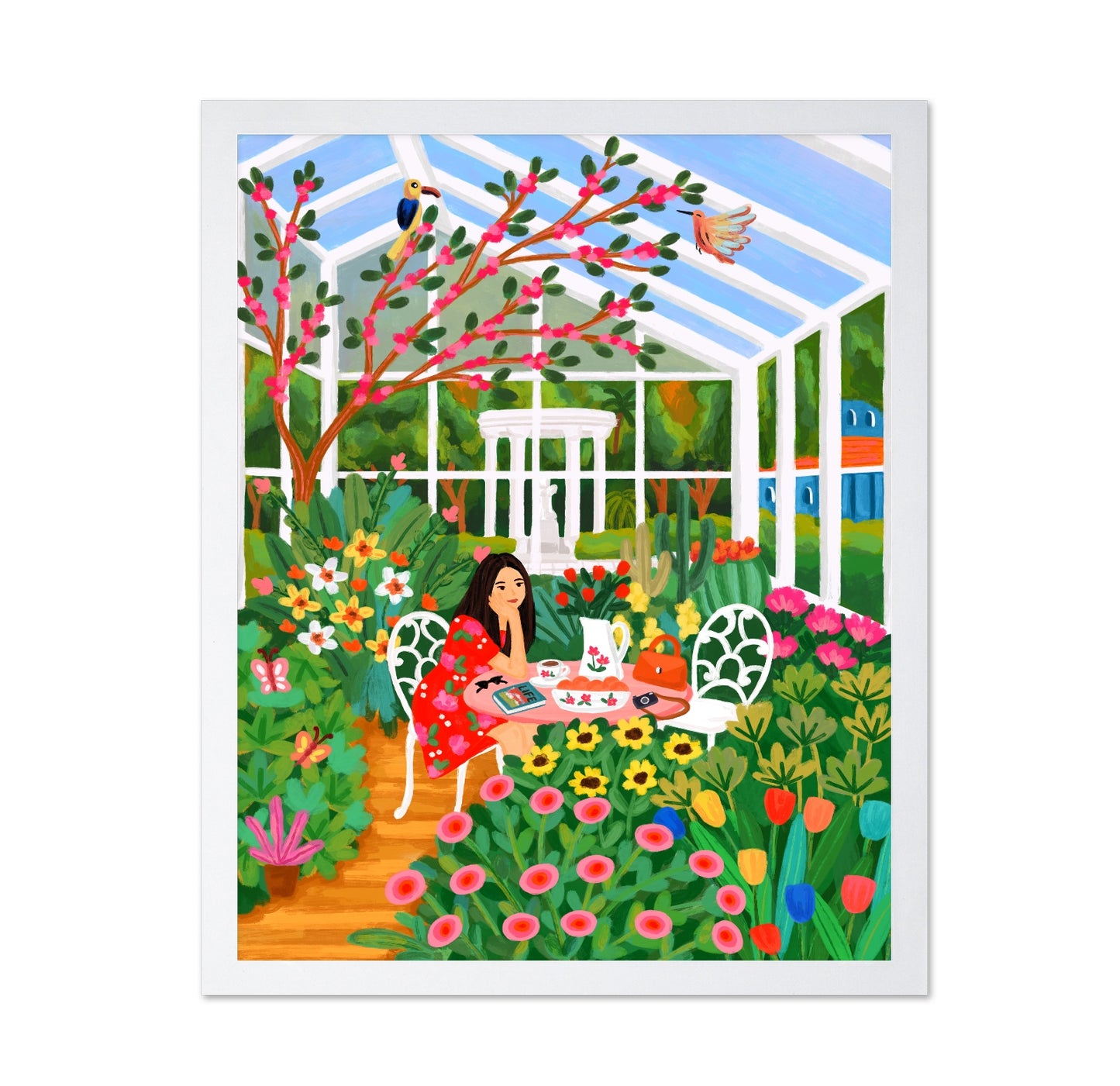Greenhouse Garden Moment