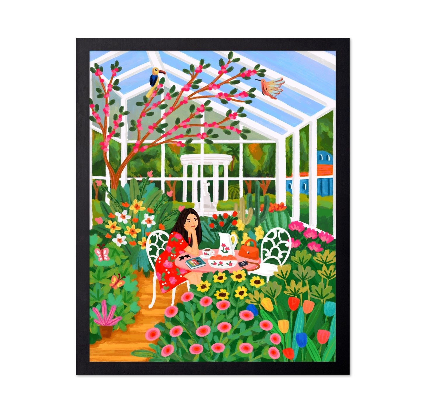 Greenhouse Garden Moment