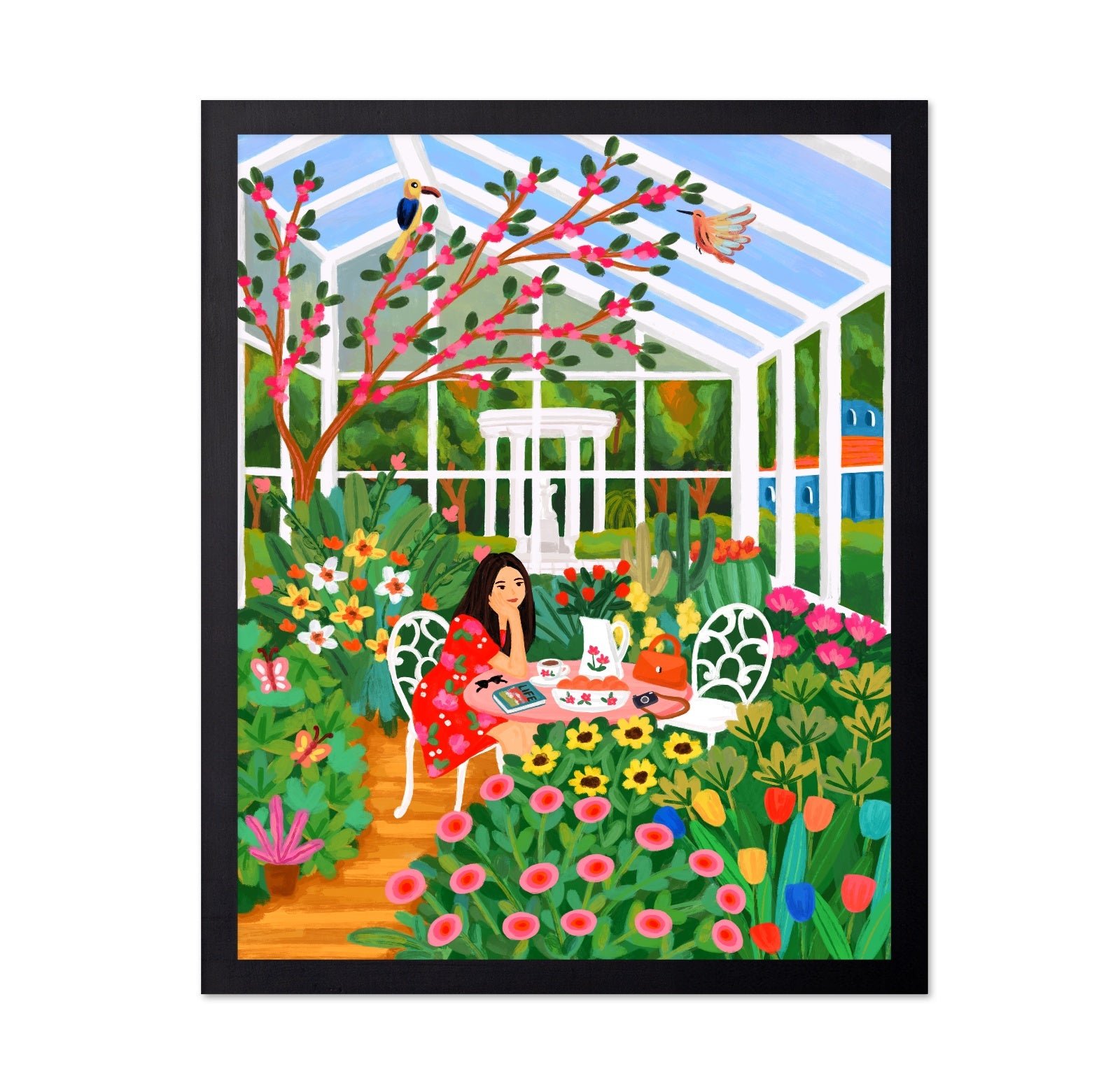 Greenhouse Garden Moment