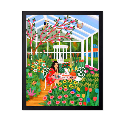 Greenhouse Garden Moment