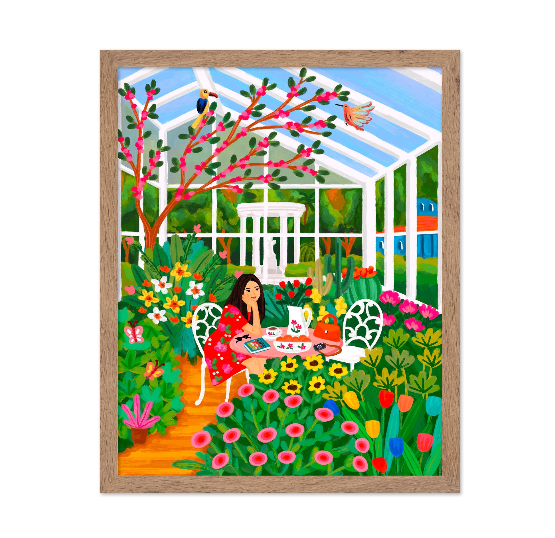 Greenhouse Garden Moment