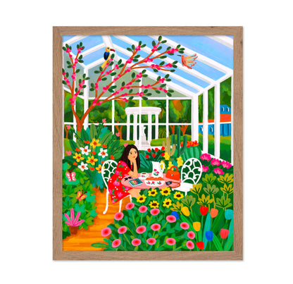 Greenhouse Garden Moment