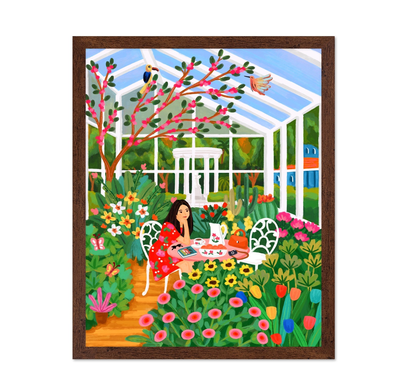 Greenhouse Garden Moment