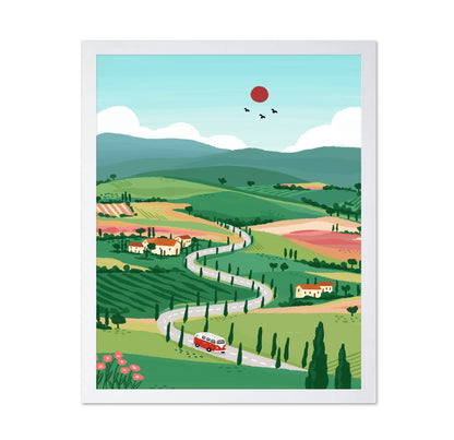 Tuscany Winding Road
