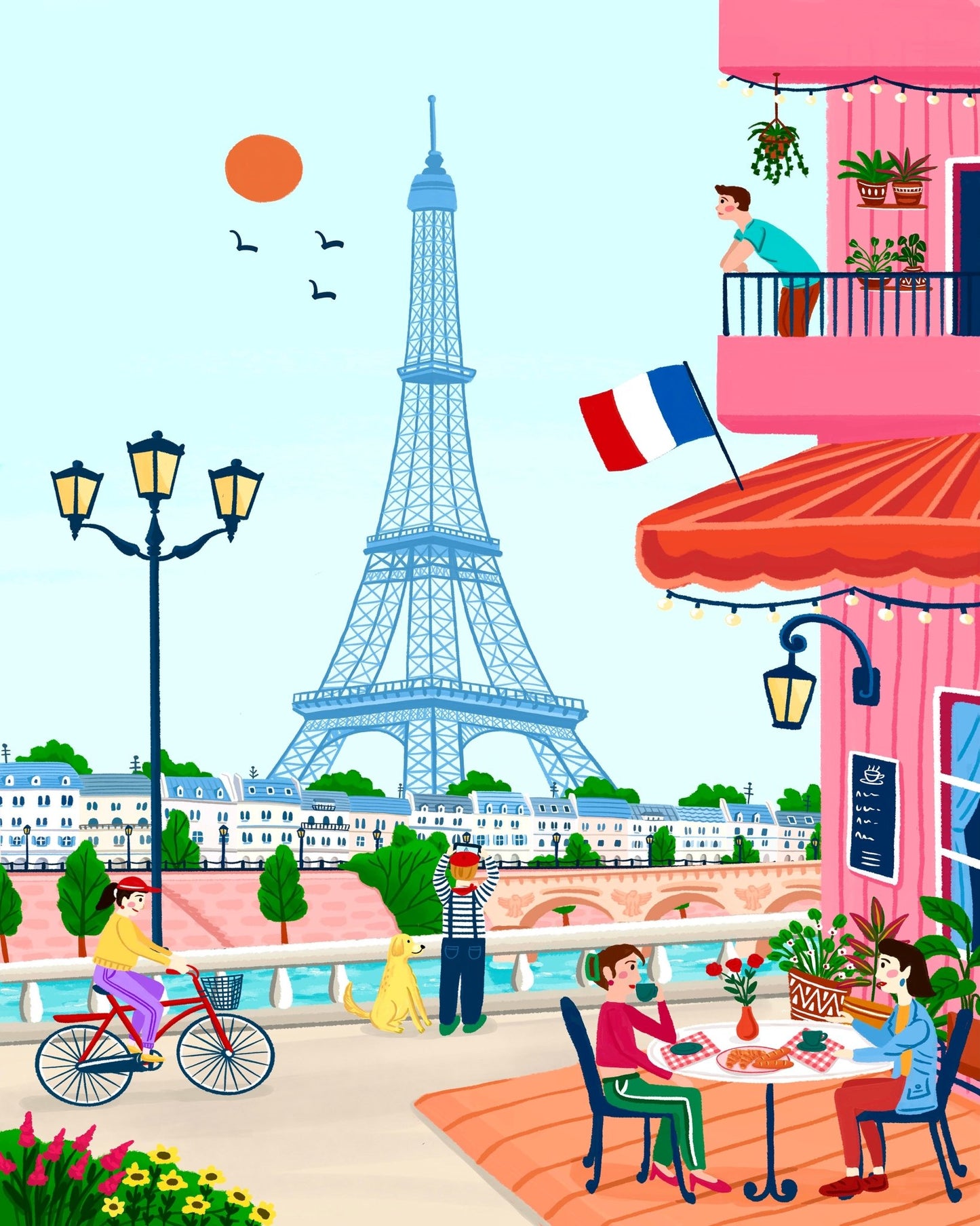 Paris Cafe Scene No2