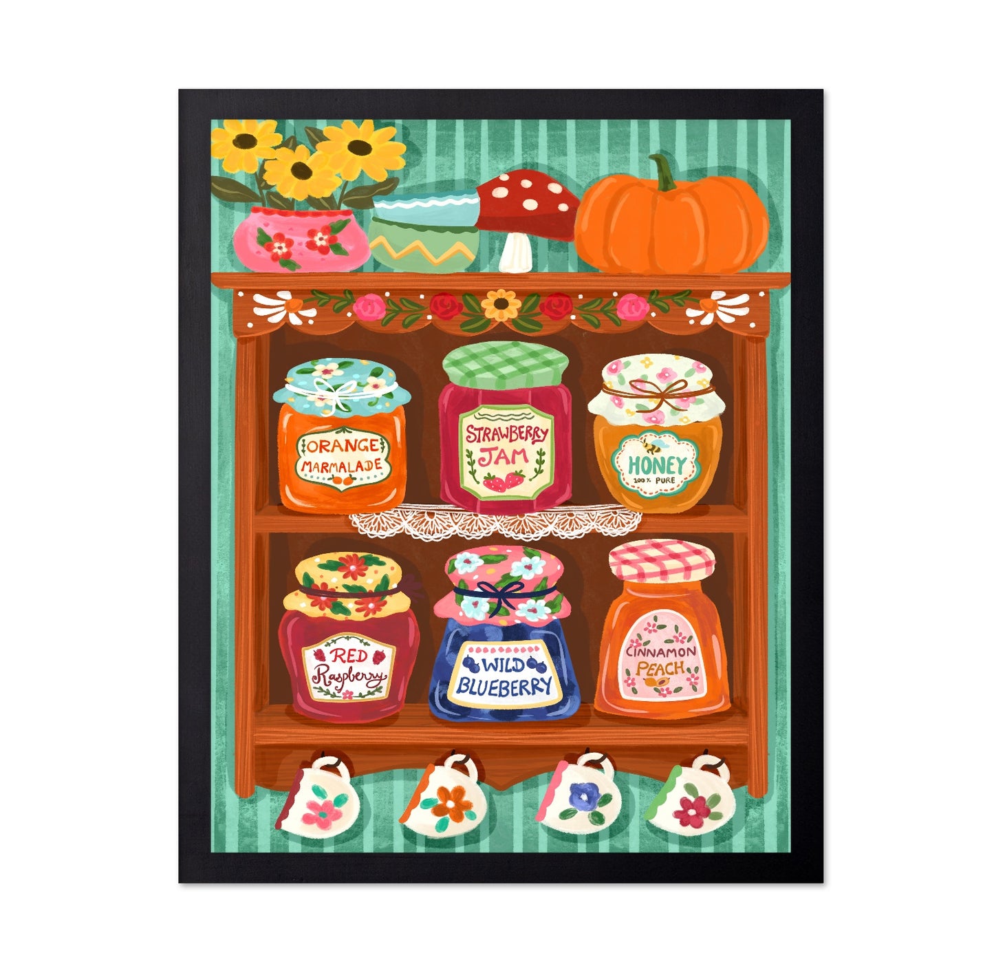 Vintage Jam Shelf