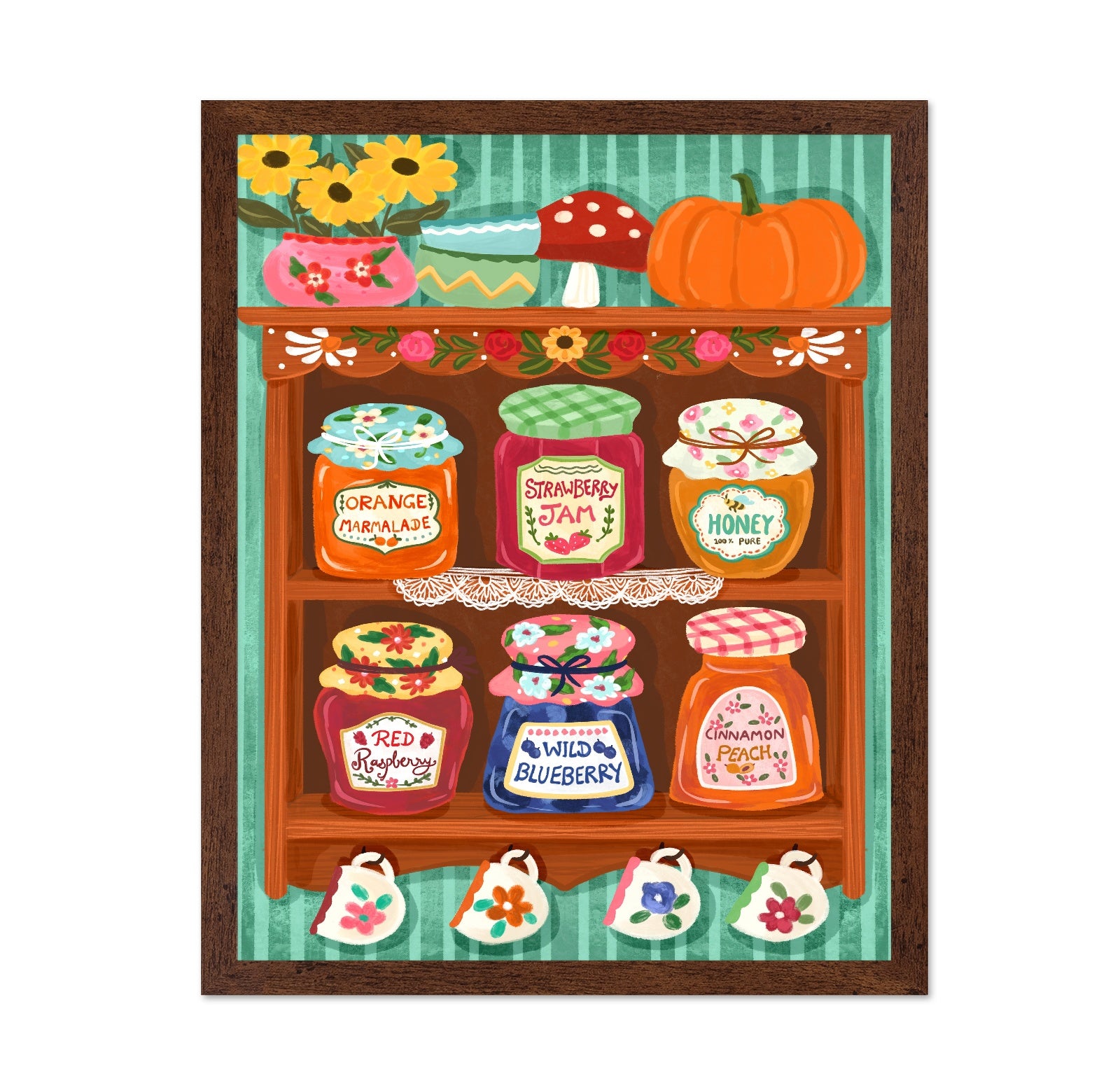 Vintage Jam Shelf