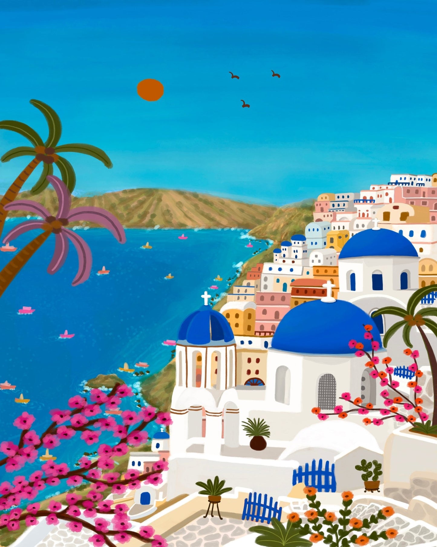 Santorini Coastal Dream