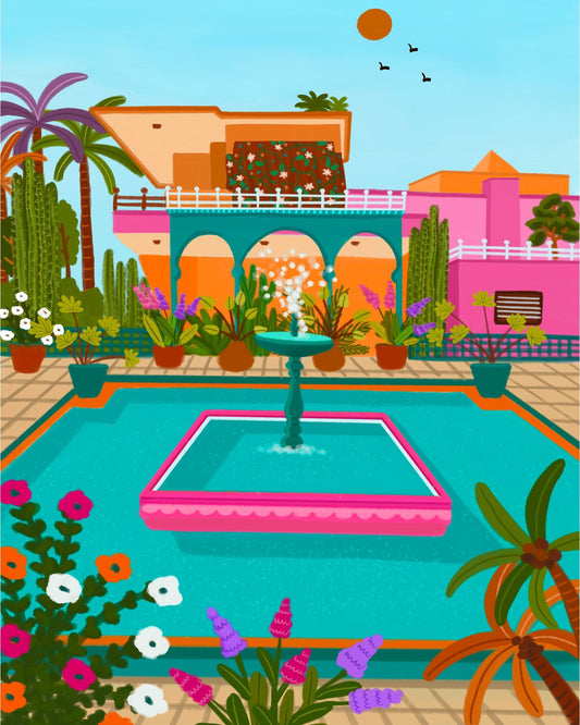 Colorful Garden Oasis