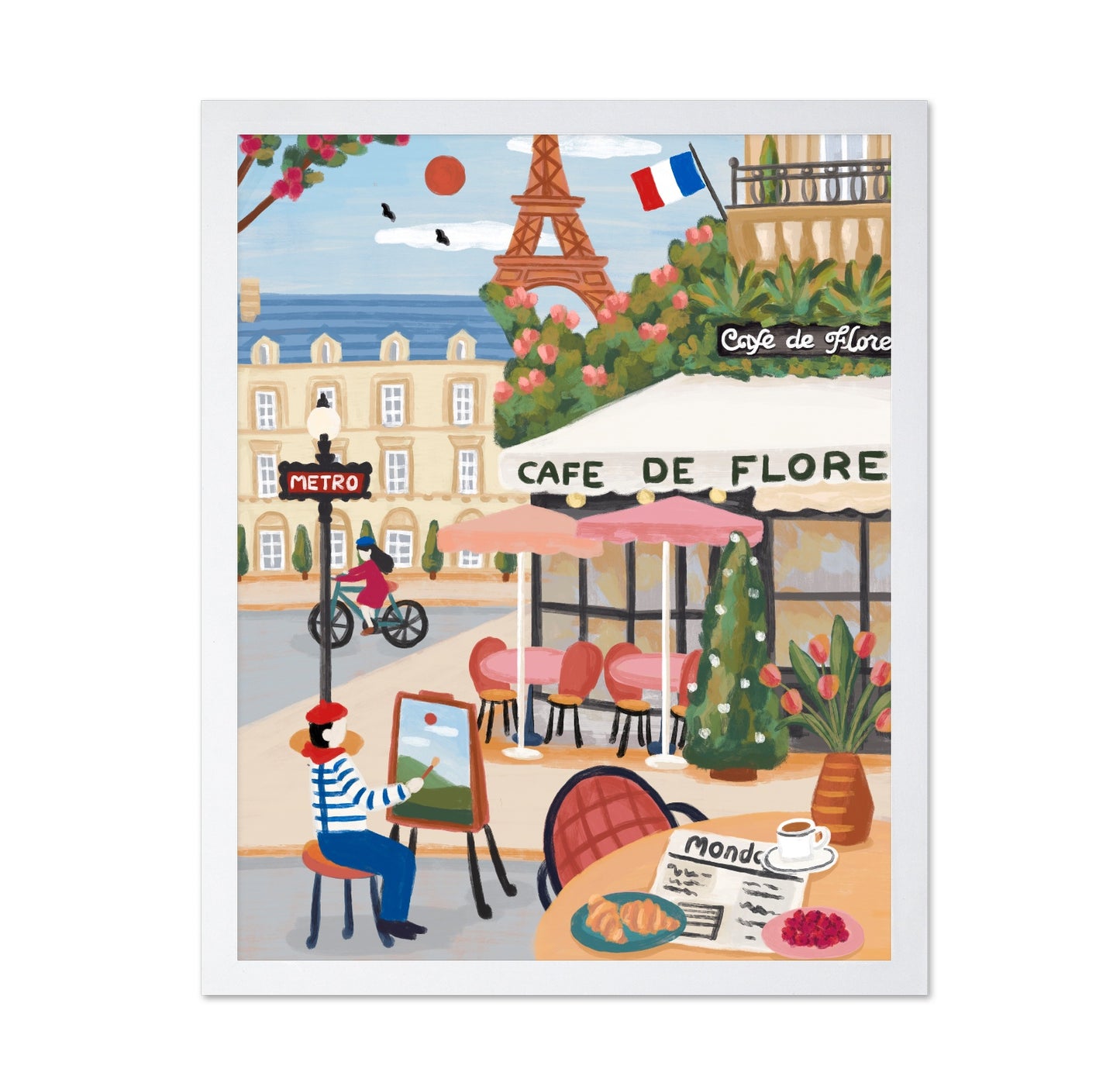 Paris Cafe Scene No3