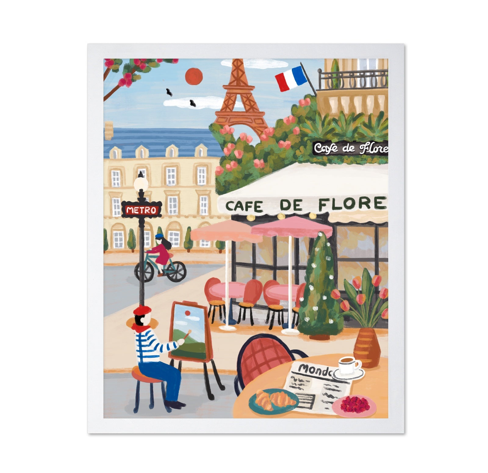 Paris Cafe Scene No3
