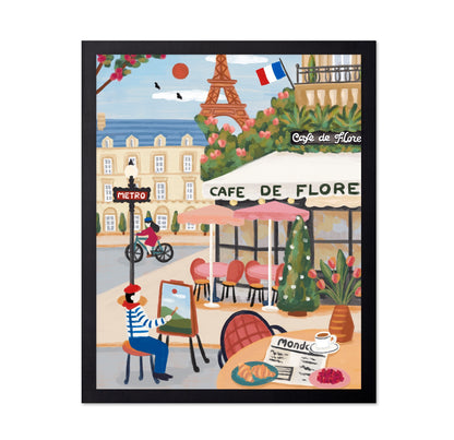 Paris Cafe Scene No3