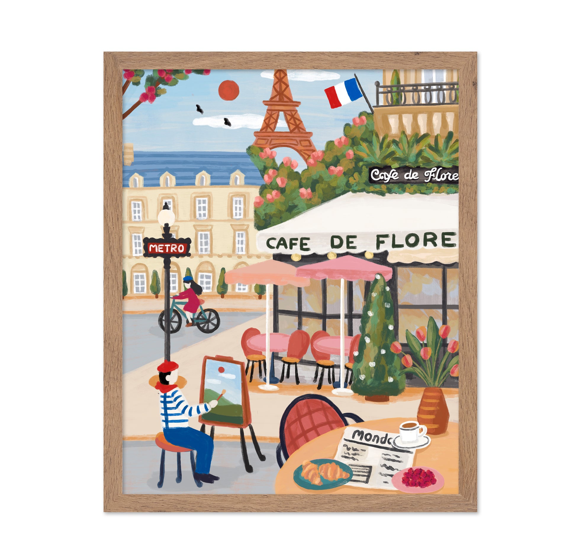 Paris Cafe Scene No3
