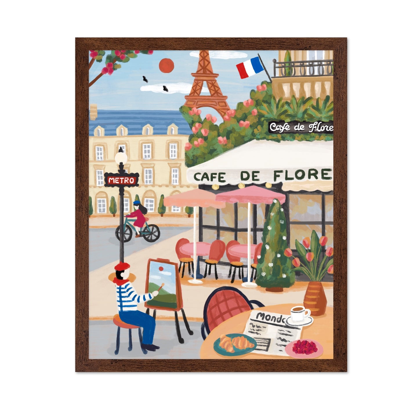Paris Cafe Scene No3