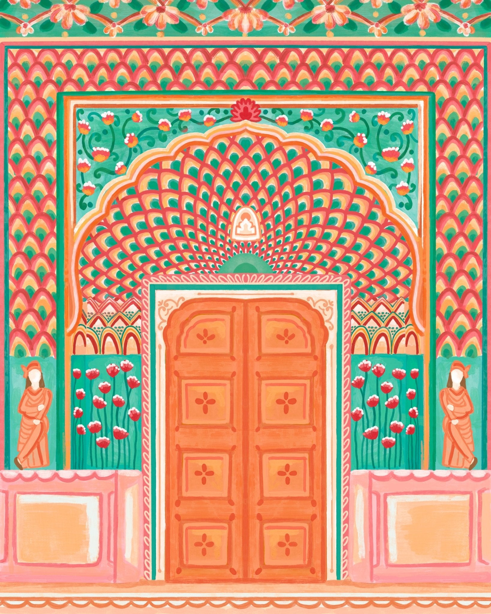 Ornate Lotus Entrance