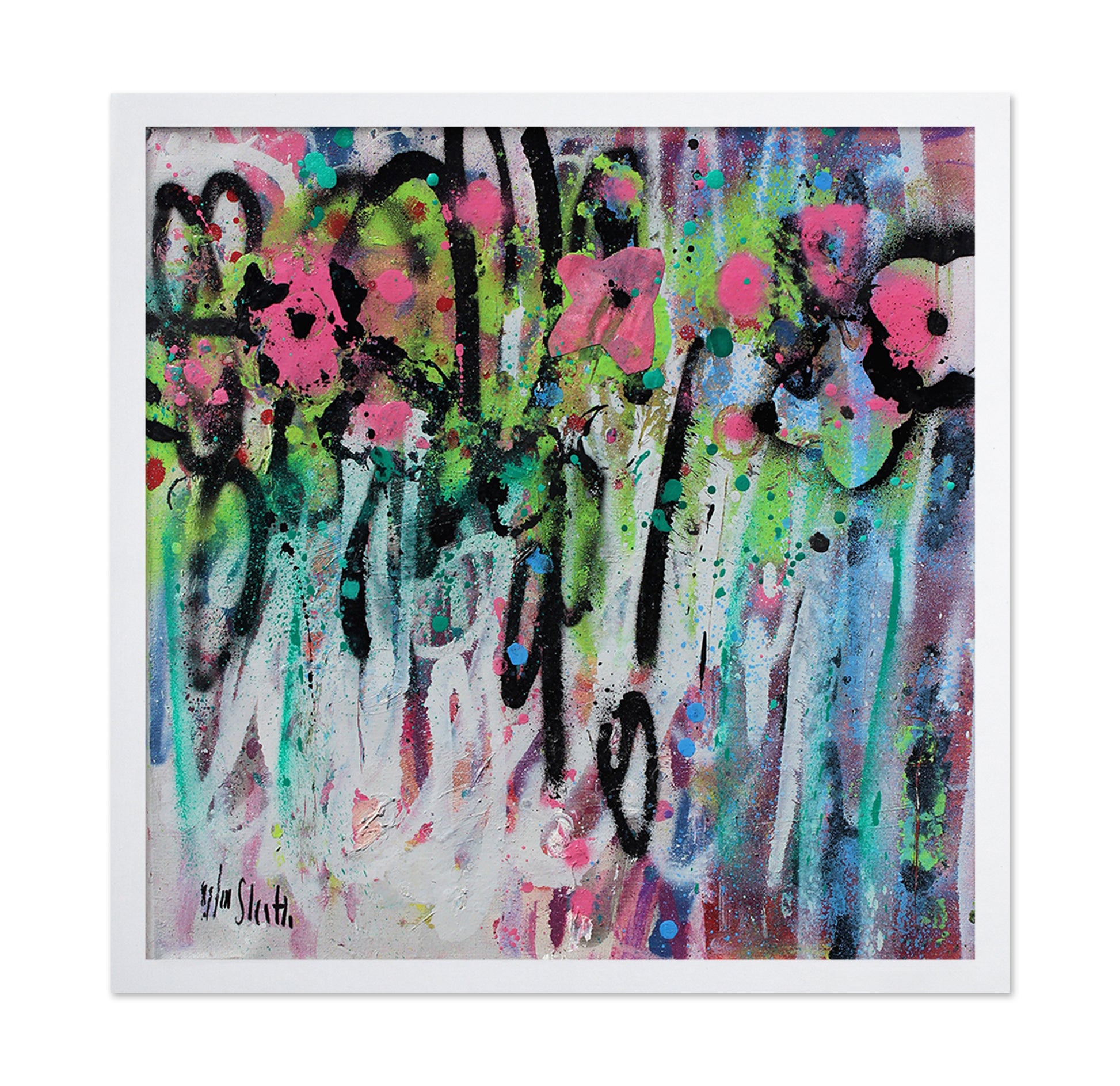 Abstract Floral Splash No1