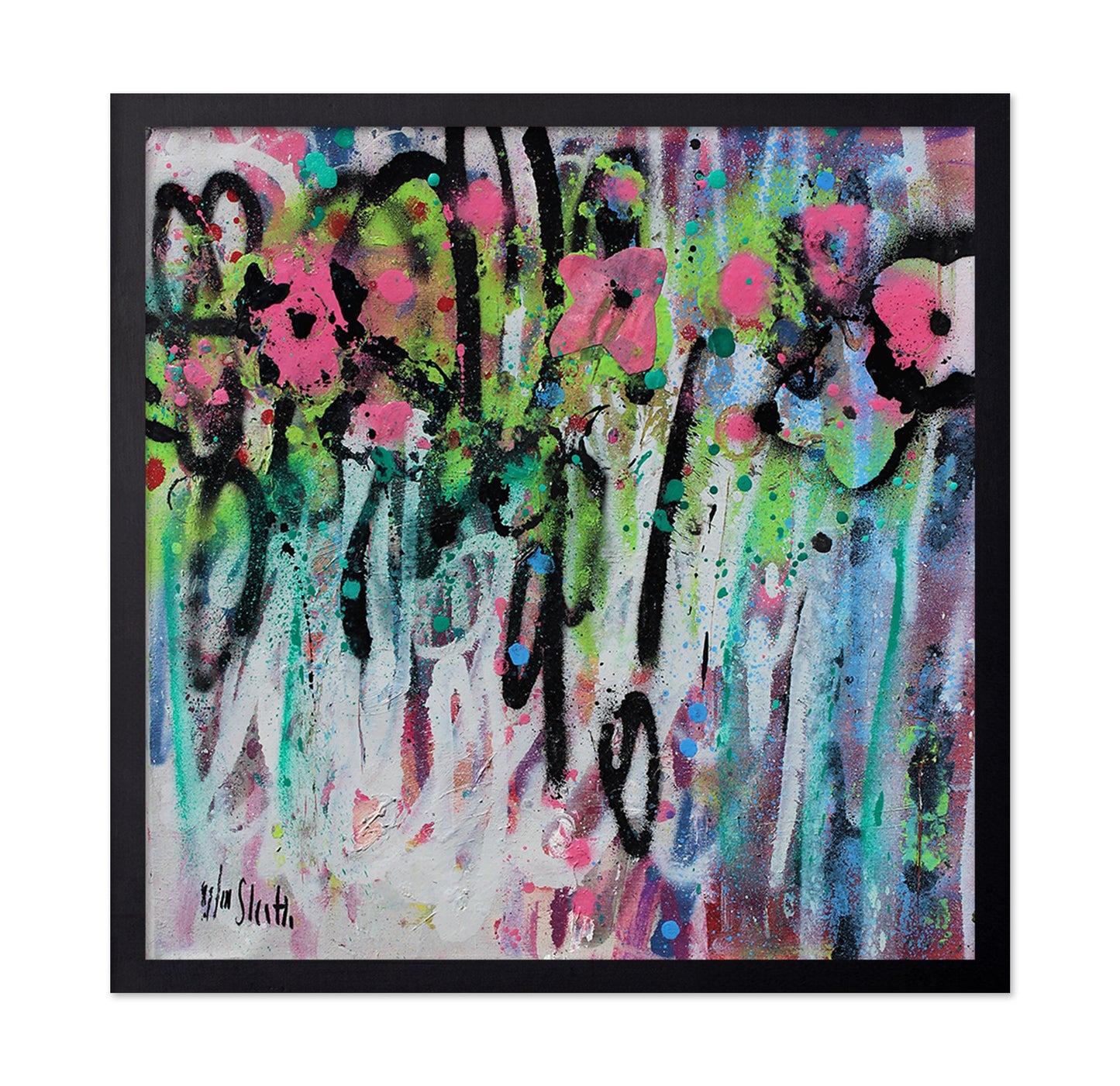 Abstract Floral Splash No1