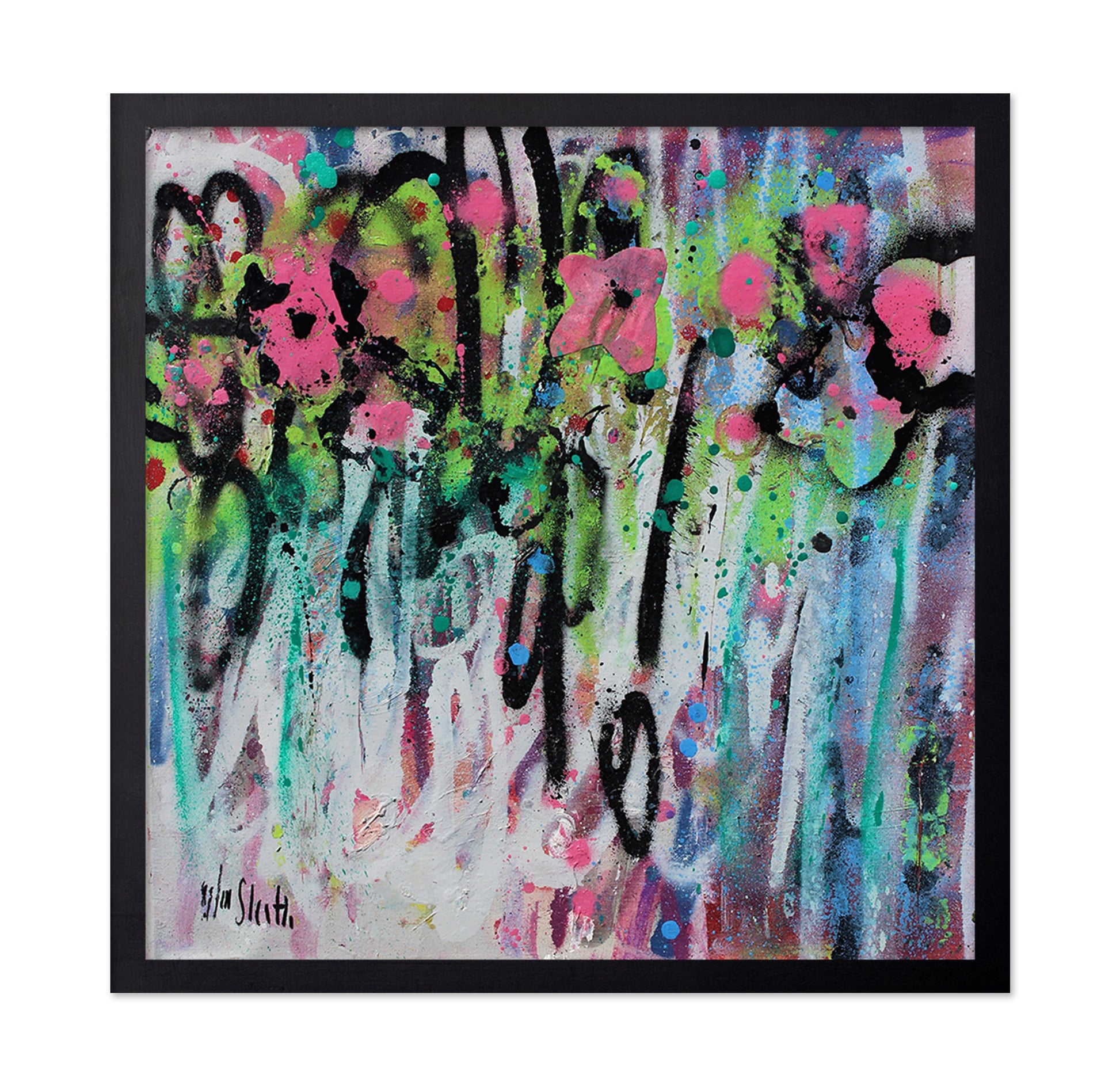 Abstract Floral Splash No1