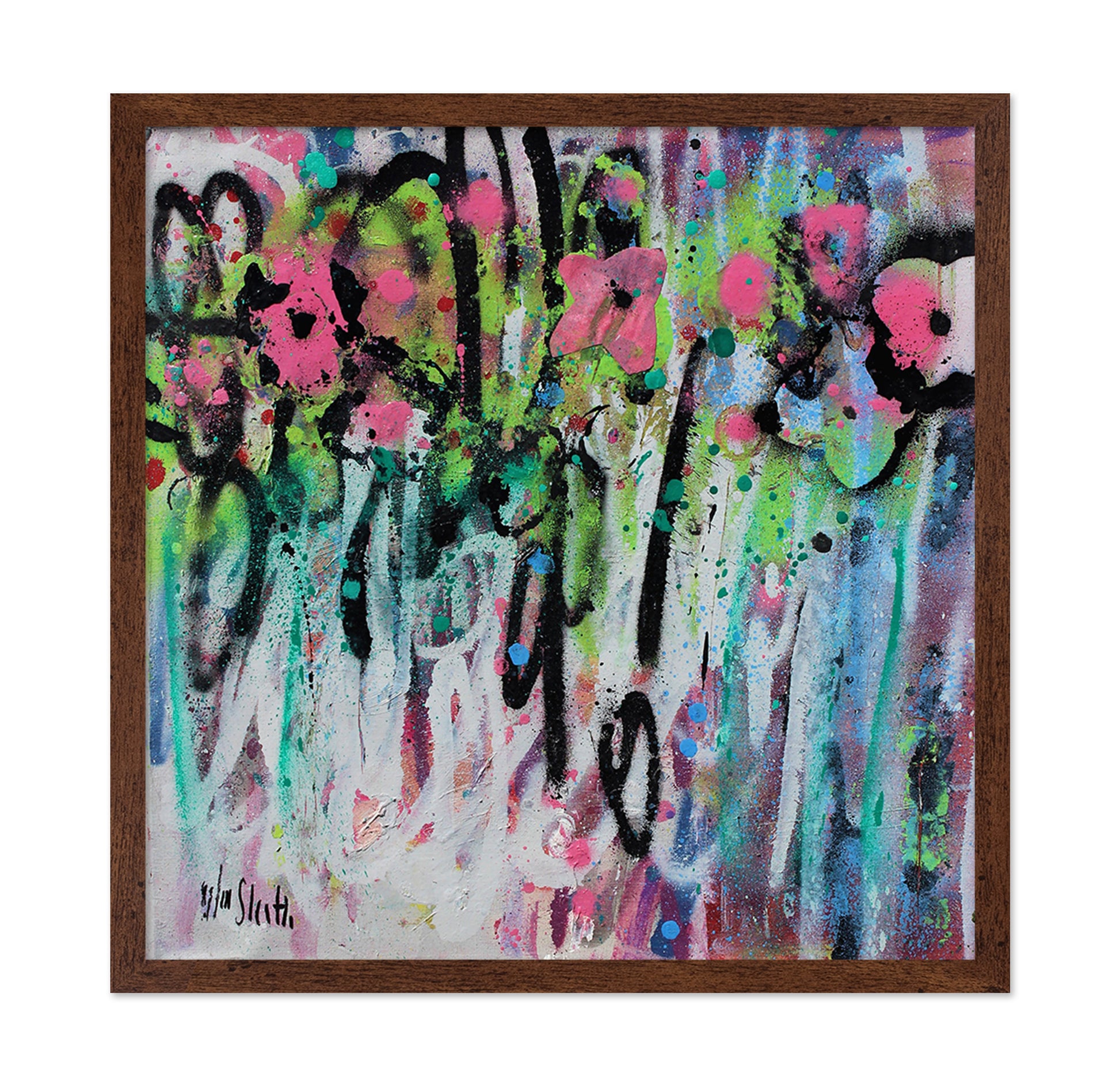 Abstract Floral Splash No1