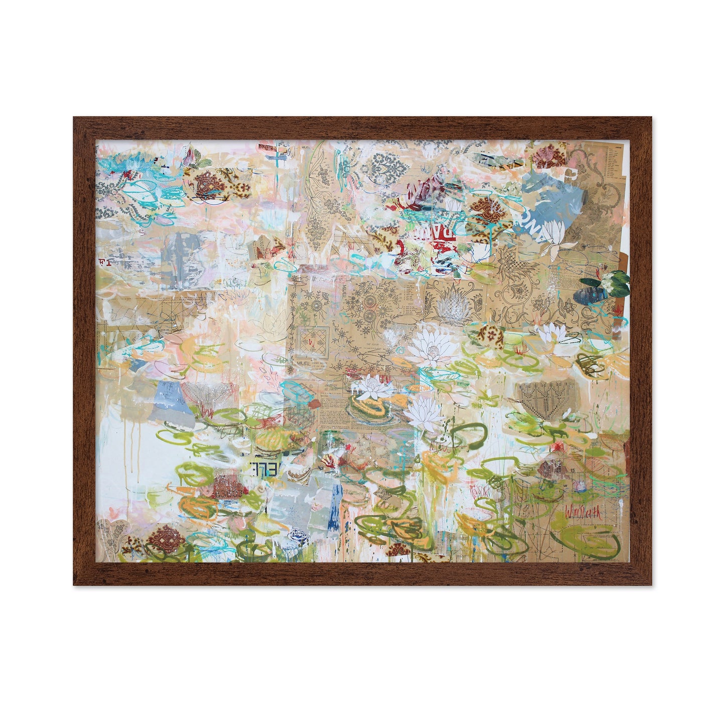 Lily Pond Collage