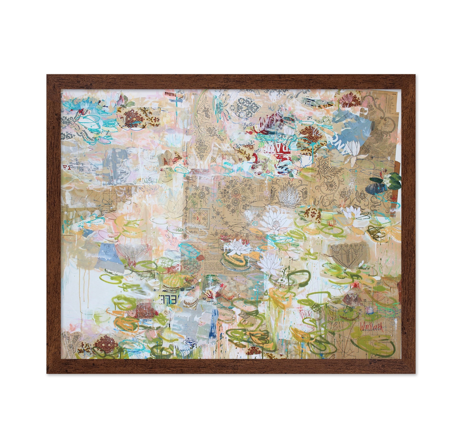 Lily Pond Collage