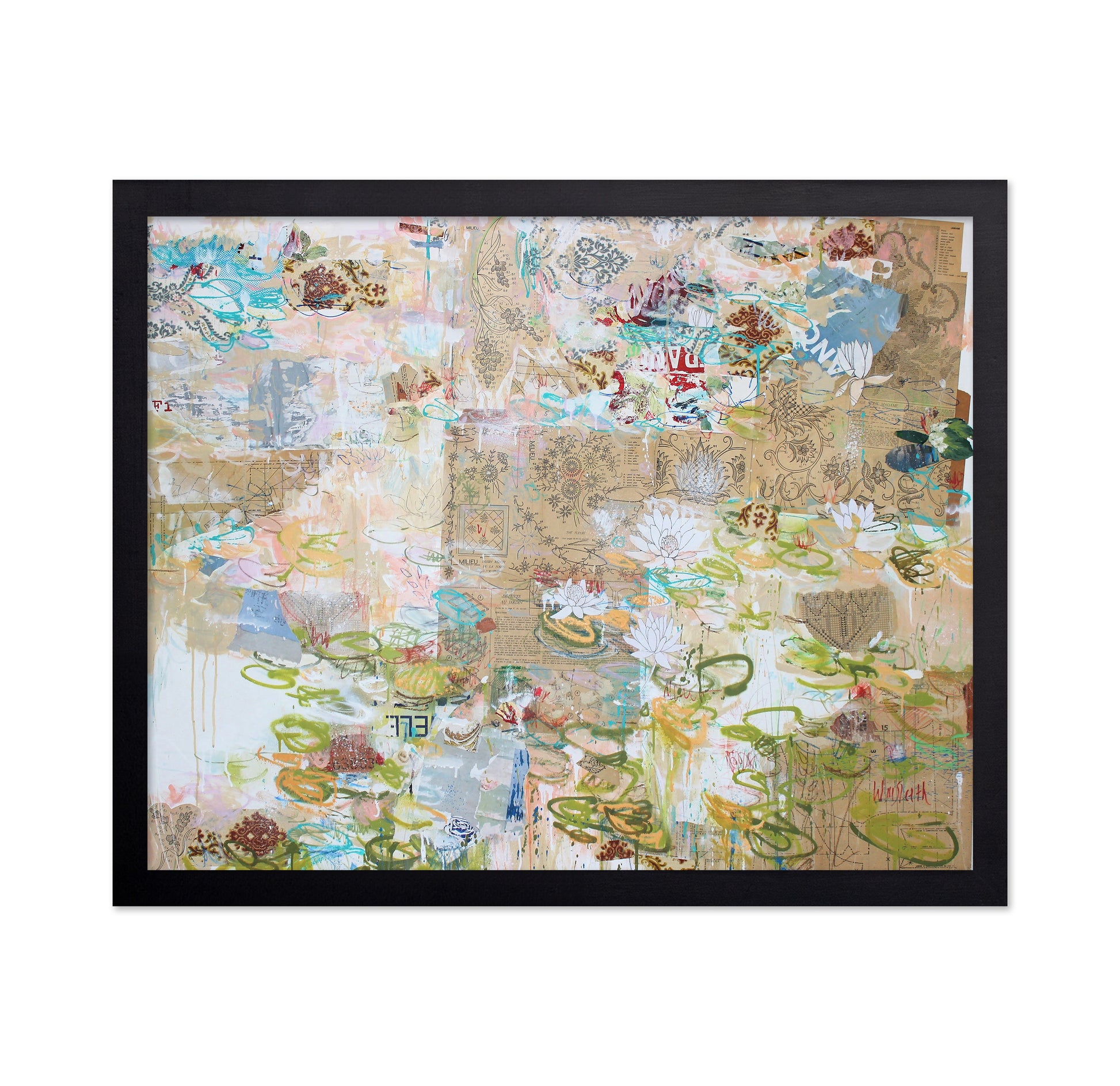 Lily Pond Collage