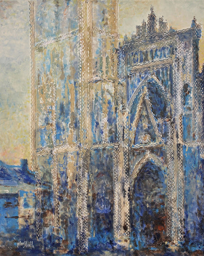 Gothic Blue Reflections