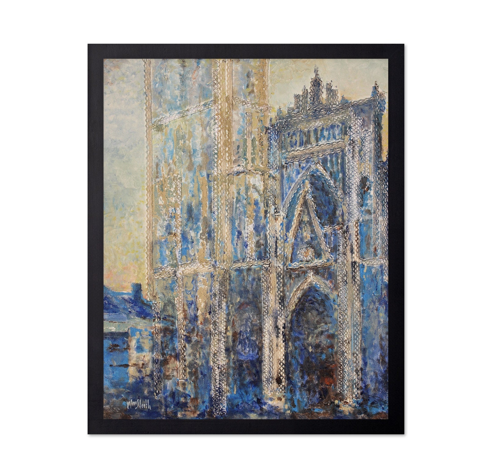 Gothic Blue Reflections