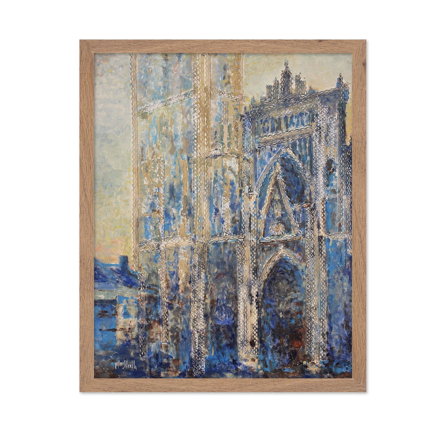 Gothic Blue Reflections