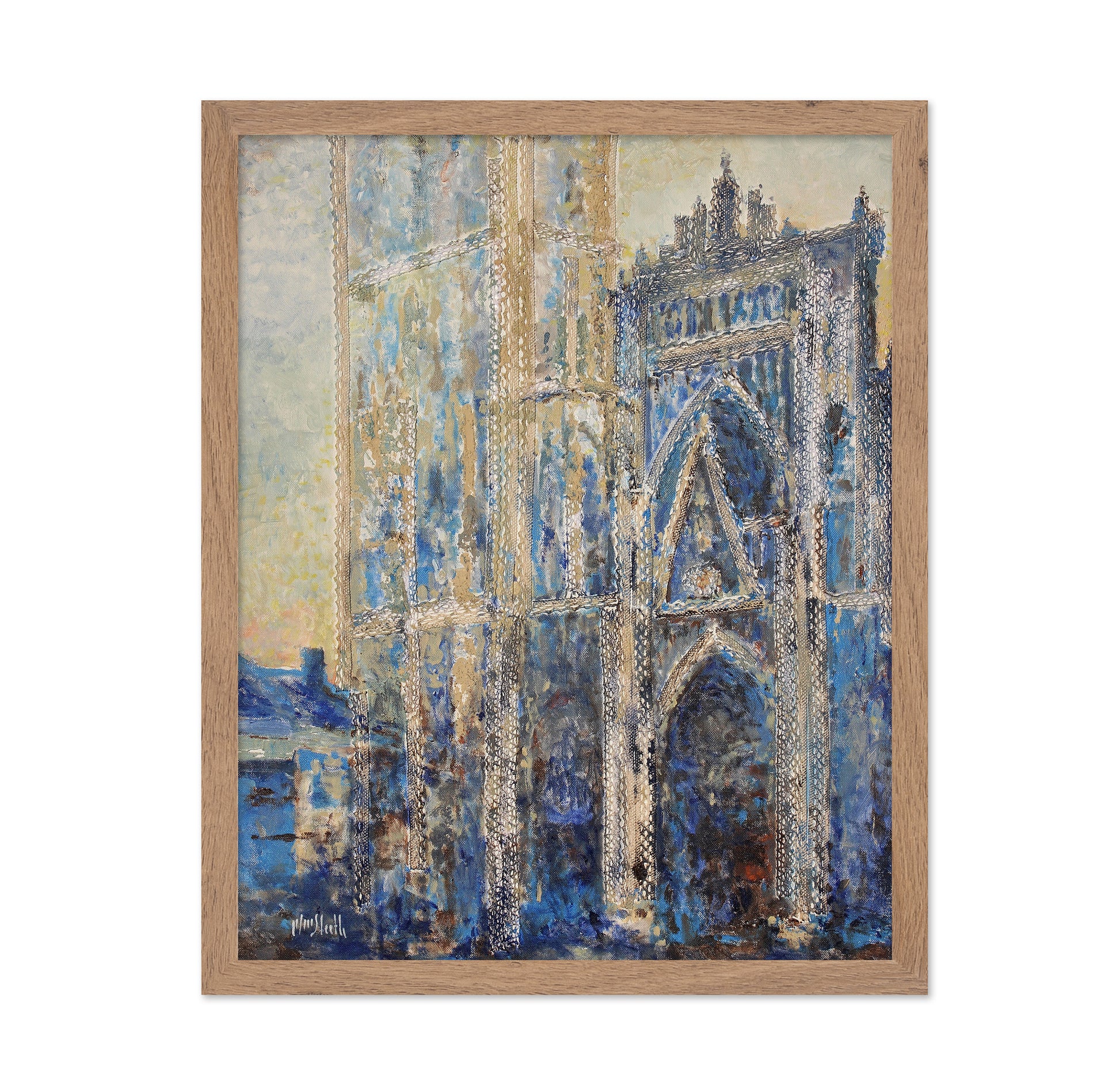 Gothic Blue Reflections