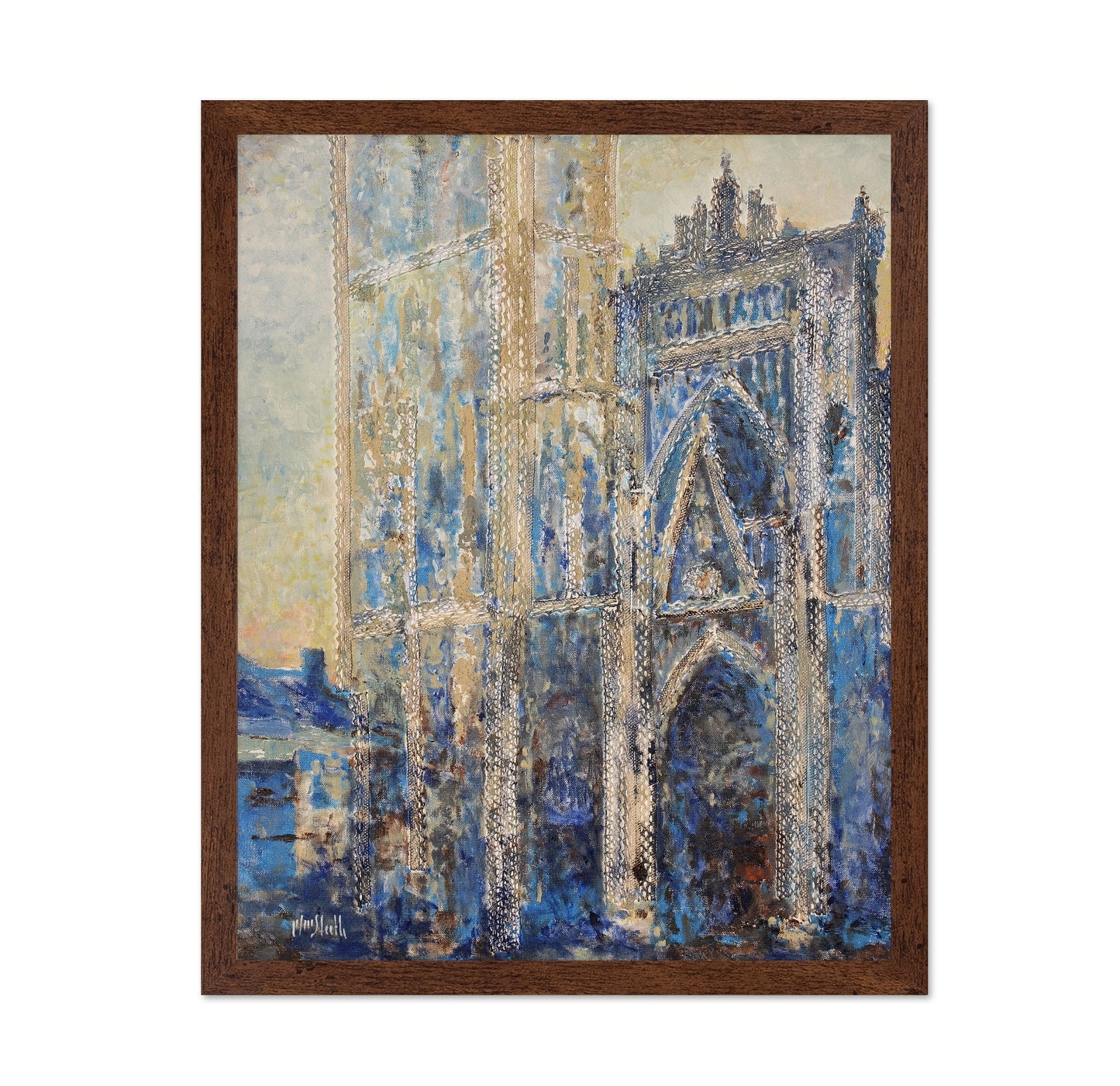 Gothic Blue Reflections