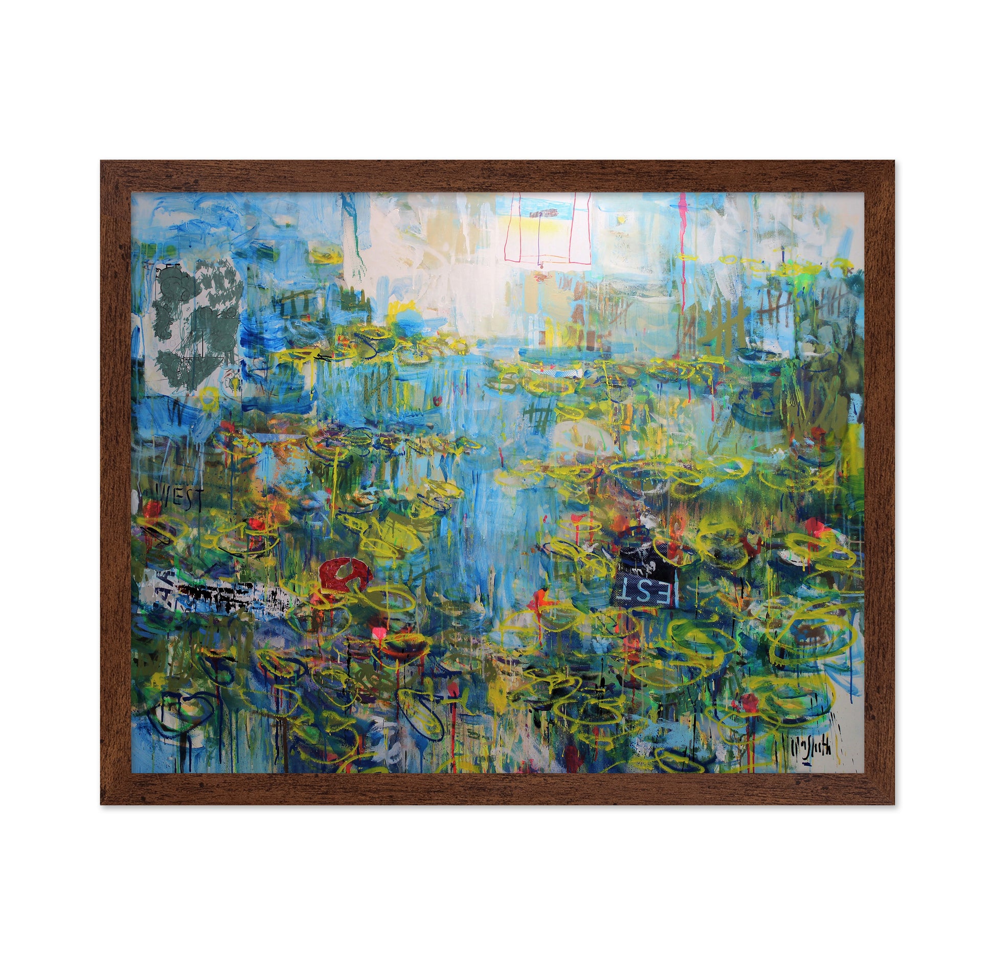Vibrant Lily Reflections