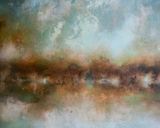 Misty Abstract Tower