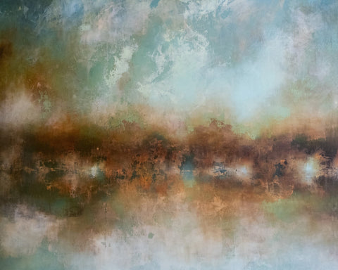 Misty Abstract Tower