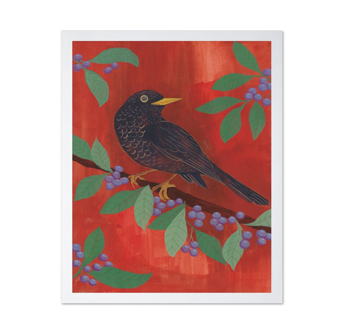 Blackbird Berry Branch