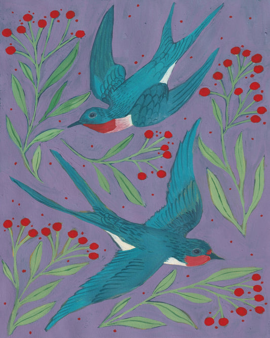 Twin Swallows Flight