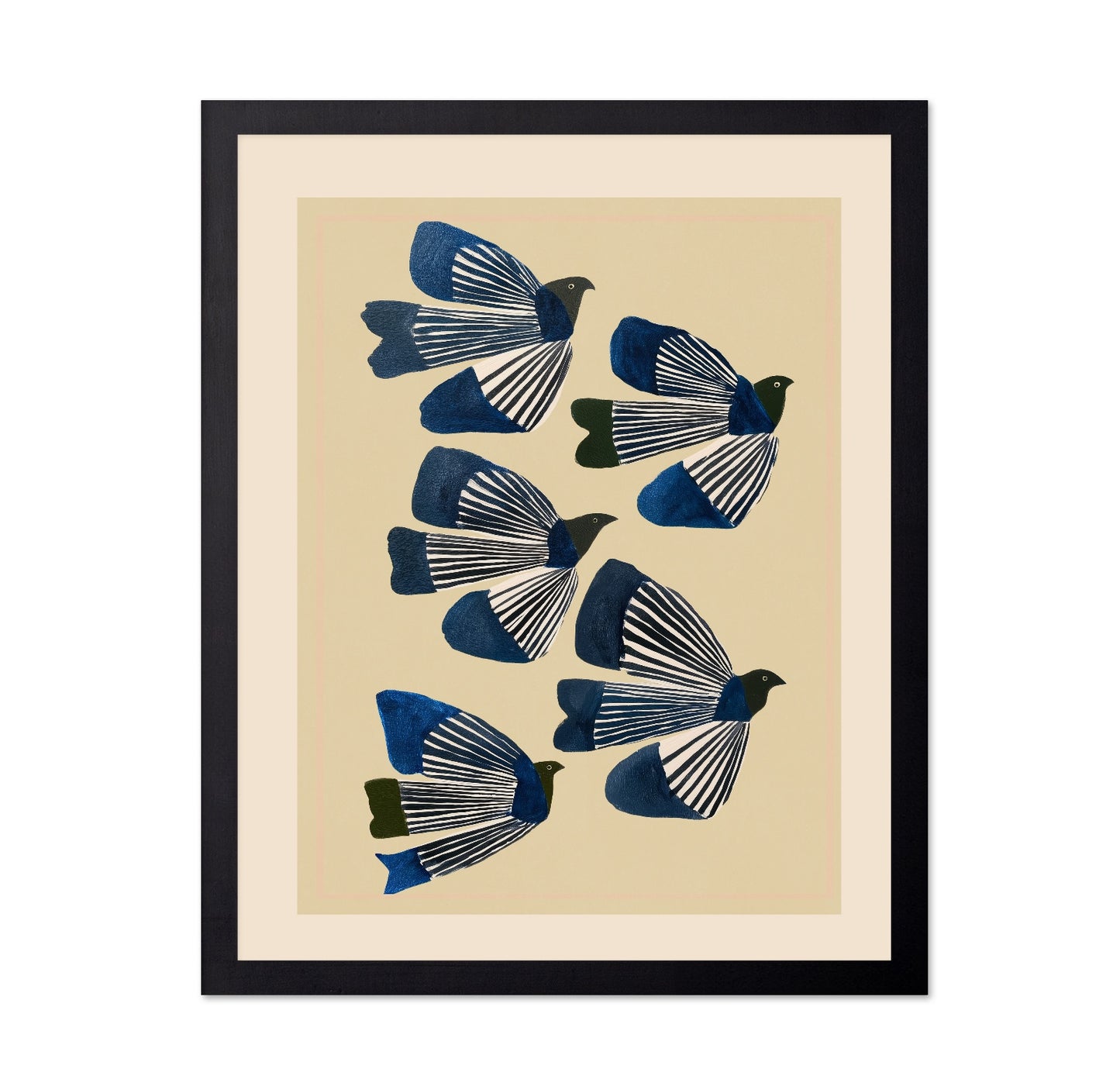 Blue Winged Birds
