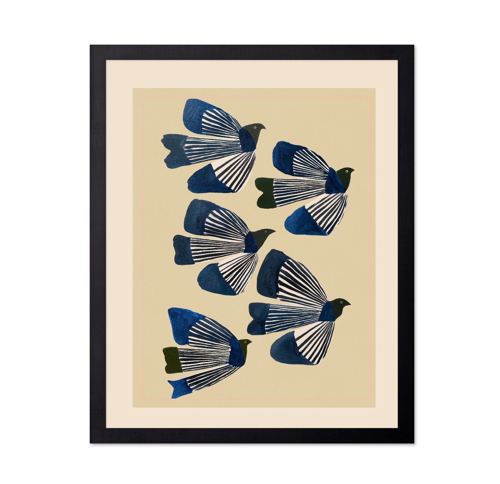 Blue Winged Birds